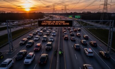 i-75 Power Line Shutdown