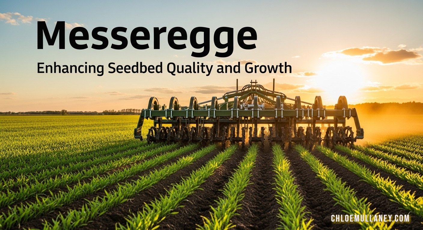 Messeregge precision soil cultivation tool preparing a uniform seedbed for healthy crop growth