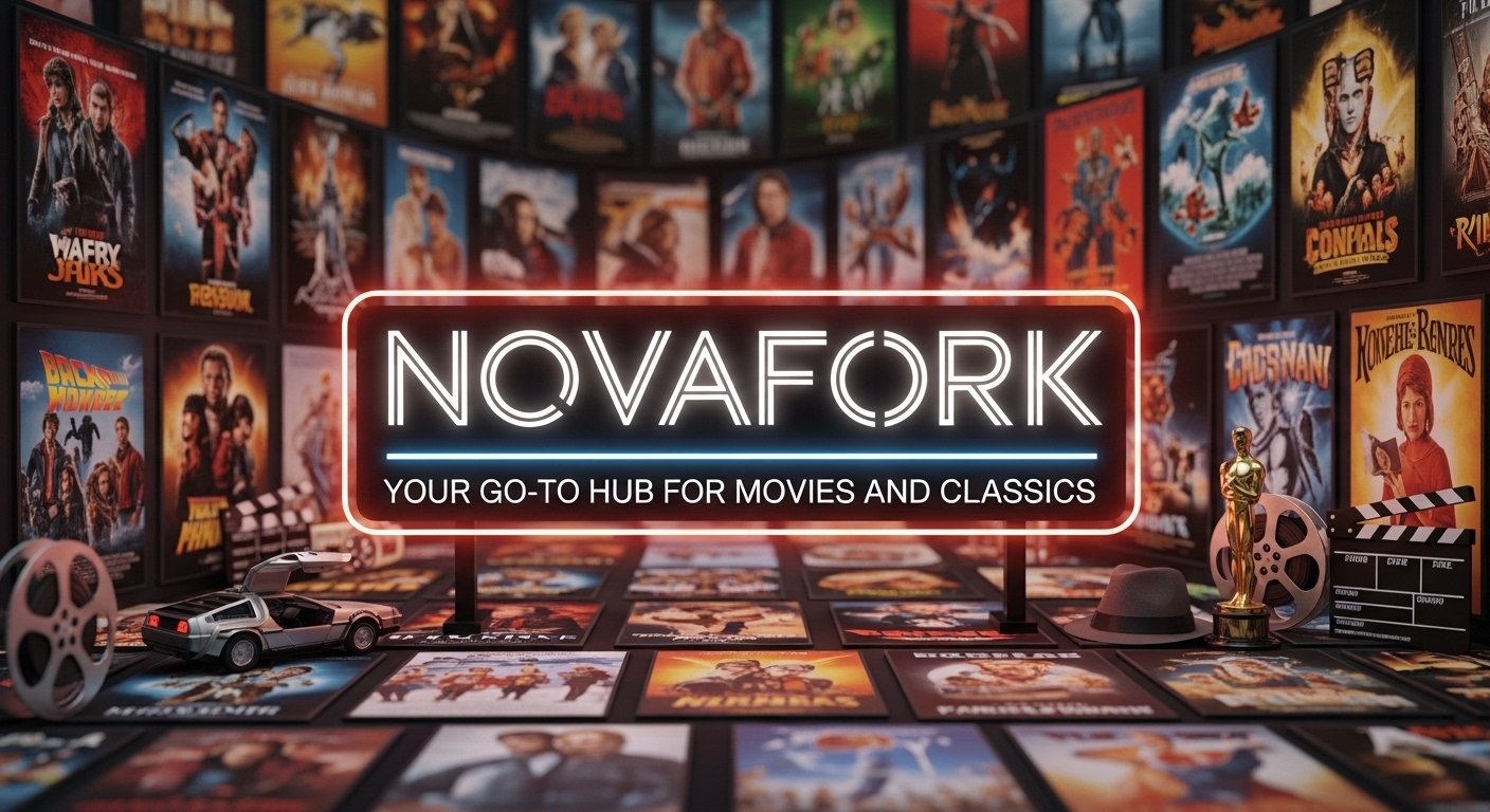 Novafork homepage showcasing a vast movie library